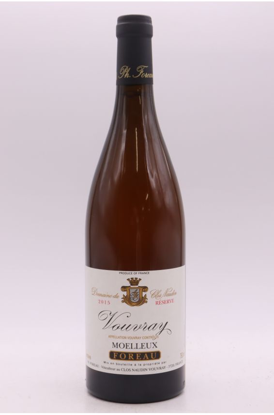 Foreau Vouvray Réserve 2015