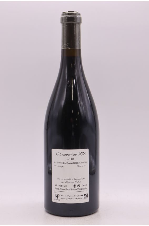 Alphonse Mellot Sancerre Génération XIX 2010 rouge