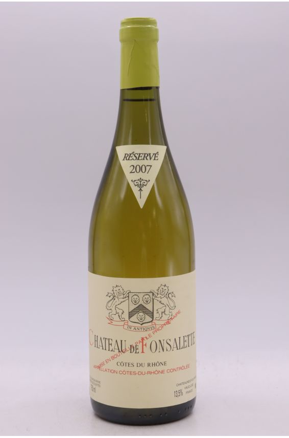 Fonsalette 2007 blanc