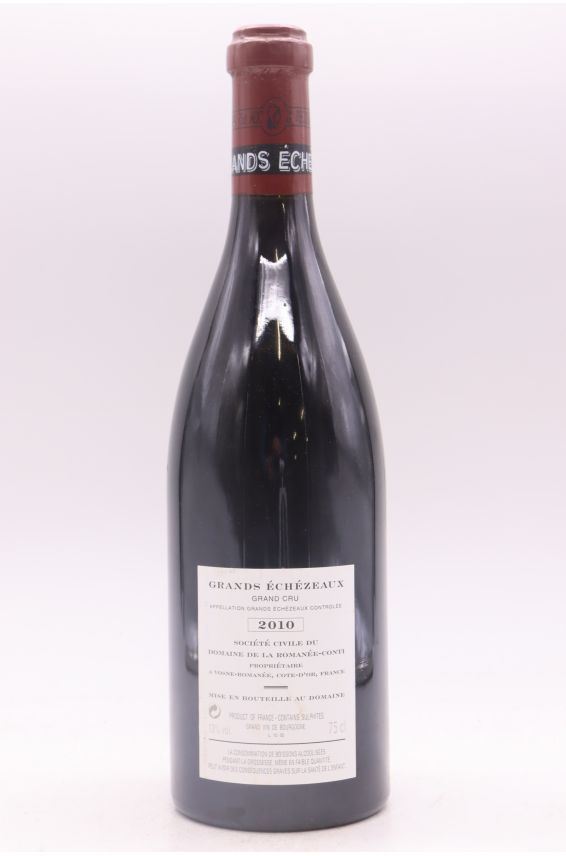 Romanée Conti Grands Echezeaux 2010 - PROMO -5% !