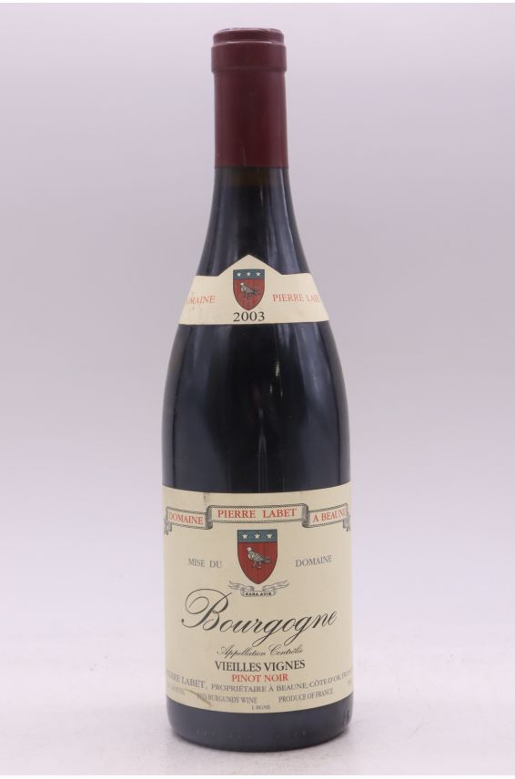 Pierre Labet Bourgogne Vieilles Vignes 2003