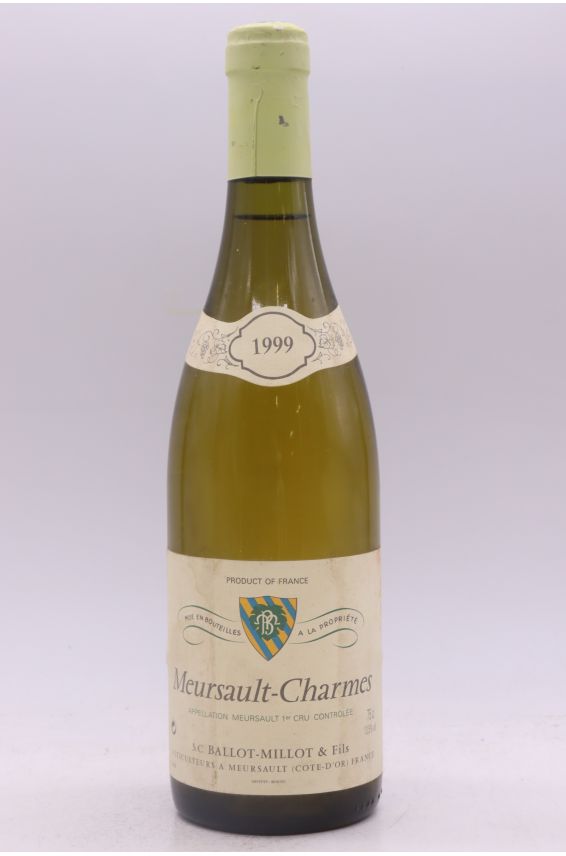 Ballot Millot Meursault 1er cru Charmes 1999