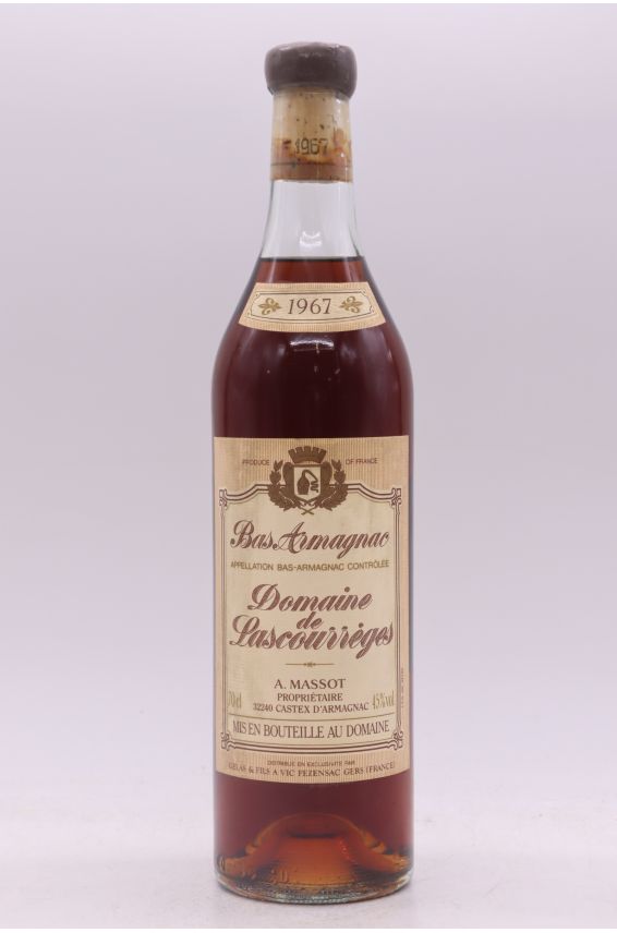 Lascourrèges Bas Armagnac 1967 70cl