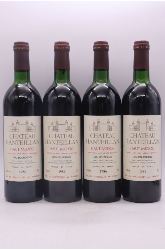 Château Hanteillan cru Bourgeois 1986 - PROMO -5% !