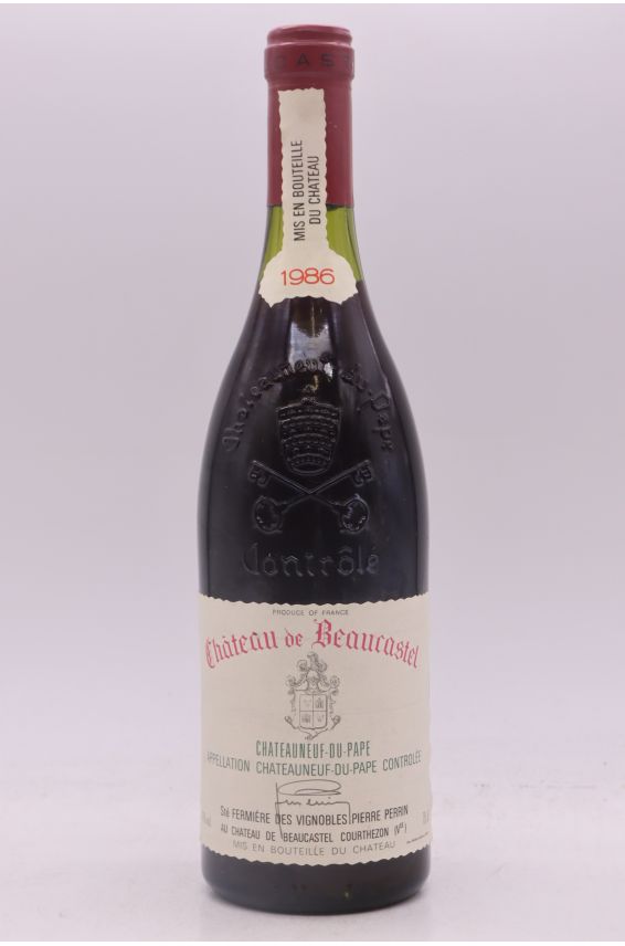 Beaucastel 1986