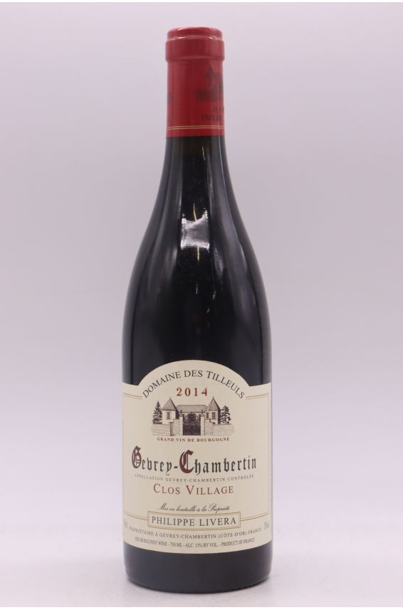 Philippe Livera Gevrey Chambertin Clos du Village 2014