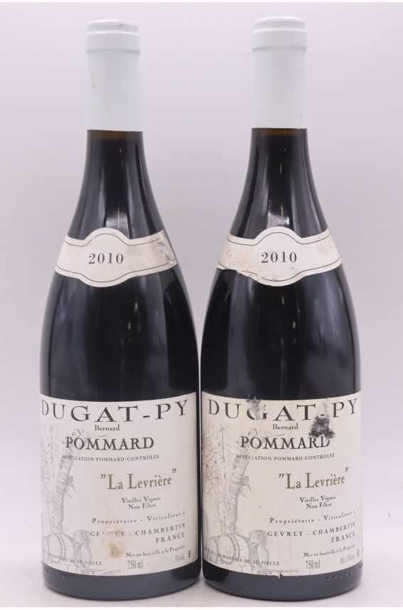 Dugat Py Pommard La Levrière Vieilles Vignes 2010 - PROMO -5% !