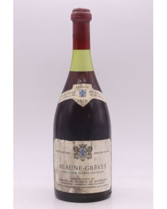 Château de Meursault Beaune 1er cru Grèves 1979