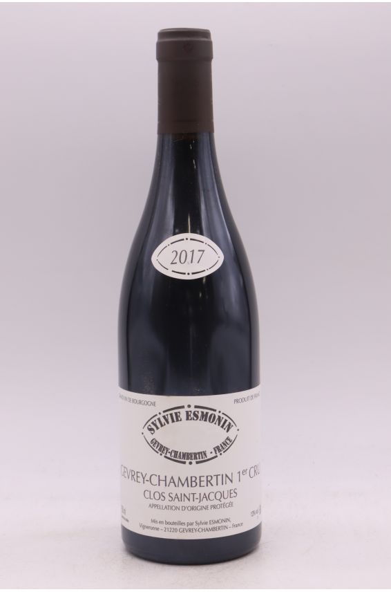 Sylvie Esmonin Gevrey Chambertin 1er cru Clos Saint Jacques 2017