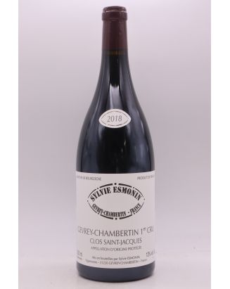 Sylvie Esmonin Gevrey Chambertin 1er cru Clos Saint Jacques 2018 Magnum