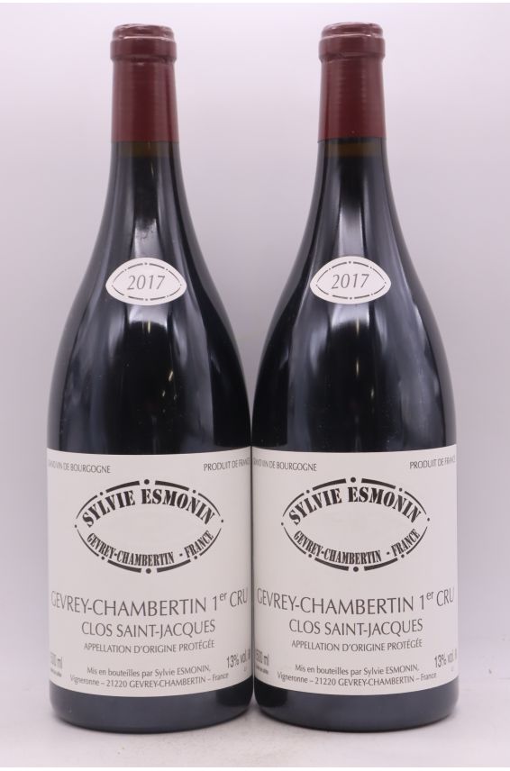 Sylvie Esmonin Gevrey Chambertin 1er cru Clos Saint Jacques 2017 Magnum