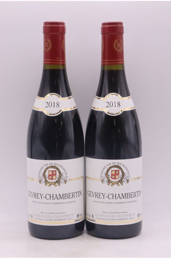 Harmand Geoffroy Gevrey Chambertin 2018