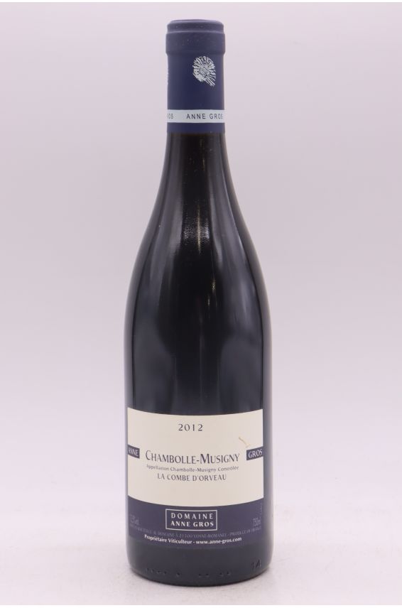 Anne Gros Chambolle Musigny La Combe d'Orveau 2012