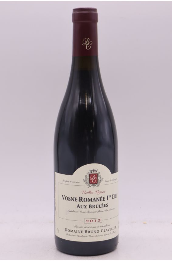 Bruno Clavelier Vosne Romanée 1er cru Aux Brûlées Vieilles Vignes 2013