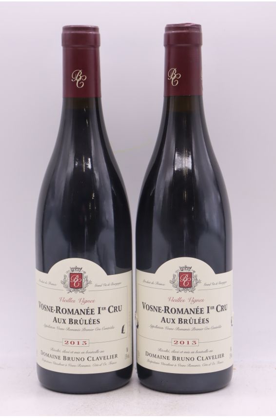 Bruno Clavelier Vosne Romanée 1er cru Aux Brûlées Vieilles Vignes 2013