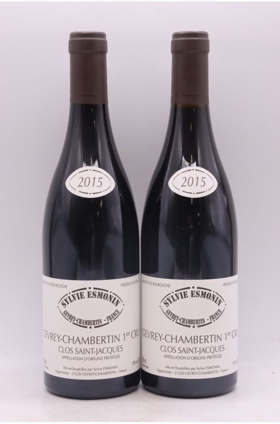 Sylvie Esmonin Gevrey Chambertin 1er cru Clos Saint Jacques 2015