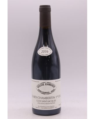 Sylvie Esmonin Gevrey Chambertin 1er cru Clos Saint Jacques 2016