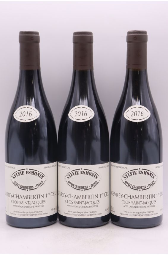 Sylvie Esmonin Gevrey Chambertin 1er cru Clos Saint Jacques 2016