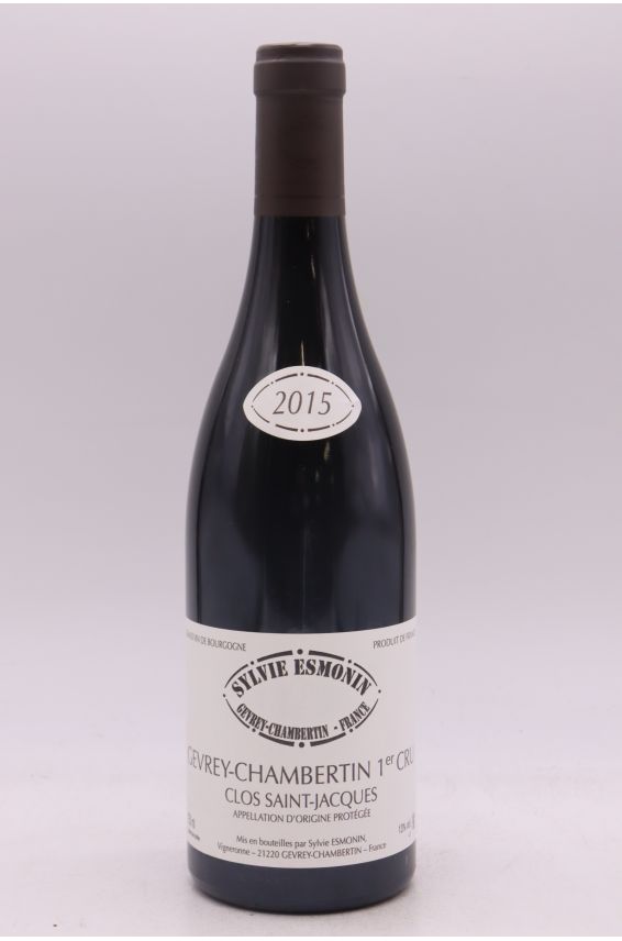 Sylvie Esmonin Gevrey Chambertin 1er cru Clos Saint Jacques 2015