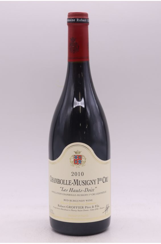 Robert Groffier Chambolle Musigny 1er Cru Les Hauts Doix 2010