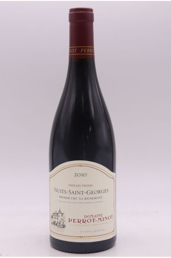 Perrot Minot Nuits Saint Georges 1er cru La Richemone Vieilles Vignes 2010