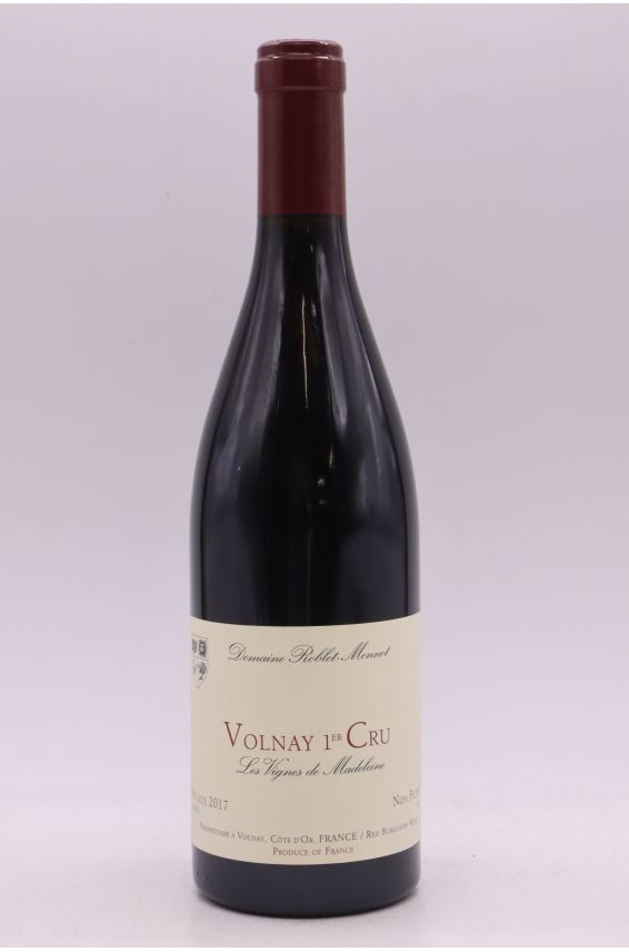 Roblet Monnot Volnay 1er cru Les Vignes de Madeleine 2017