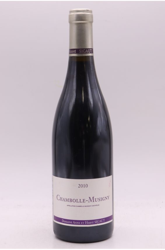 Hervé Sigaut Chambolle Musigny 2010