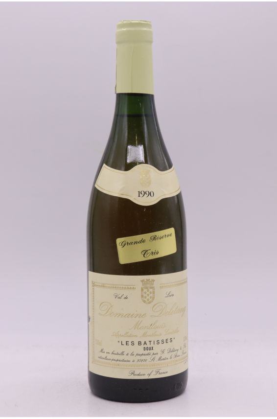 Deletang Montlouis Les Batisses Doux Grande Réserve Tris 1990