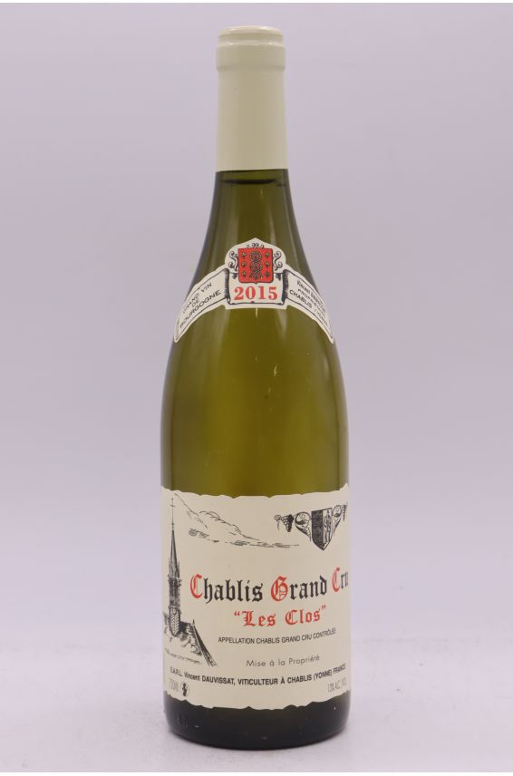 Vincent Dauvissat Chablis Grand cru Les Clos 2015