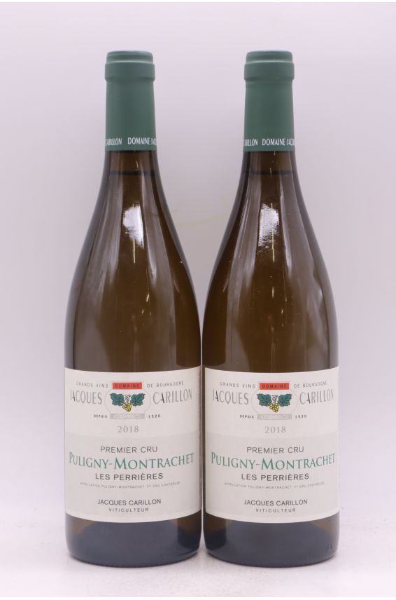 Jacques Carillon Puligny Montrachet 1er cru Les Perrières 2018