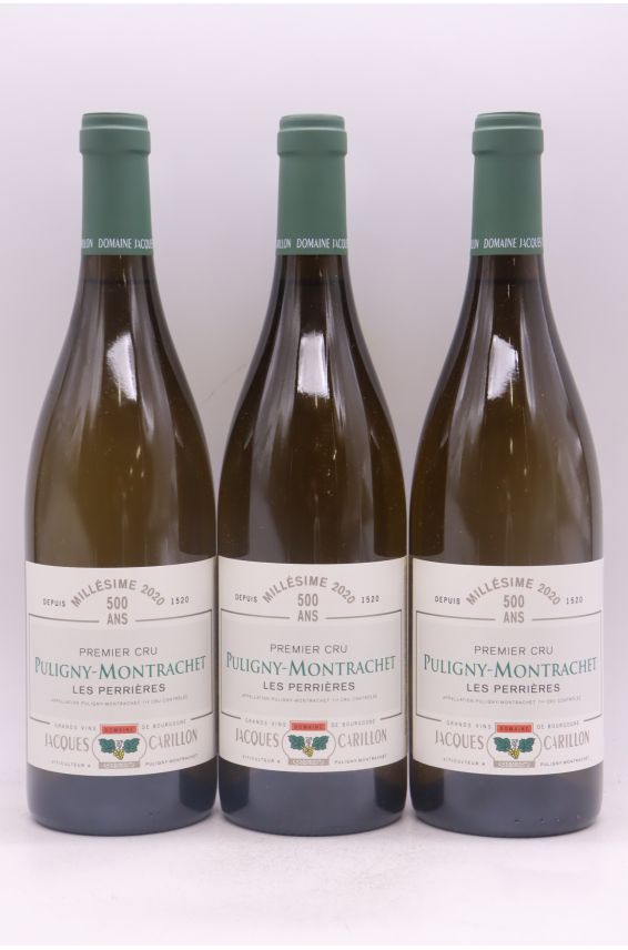 Jacques Carillon Puligny Montrachet 1er cru Les Perrières 2020