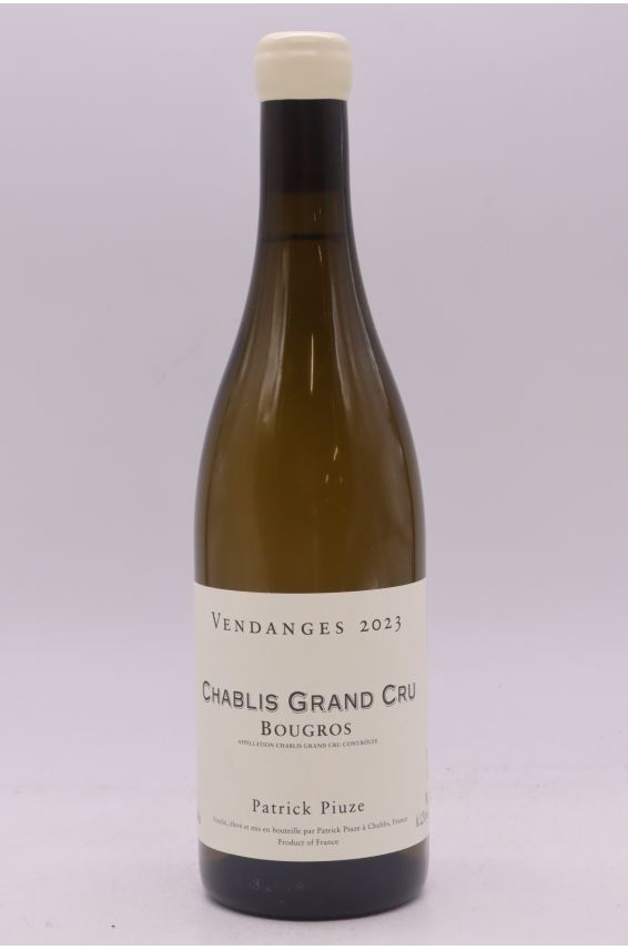 Patrick Piuze Chablis Grand cru Bougros 2023