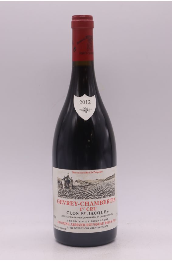 Armand Rousseau Gevrey Chambertin 1er cru Clos Saint Jacques 2012