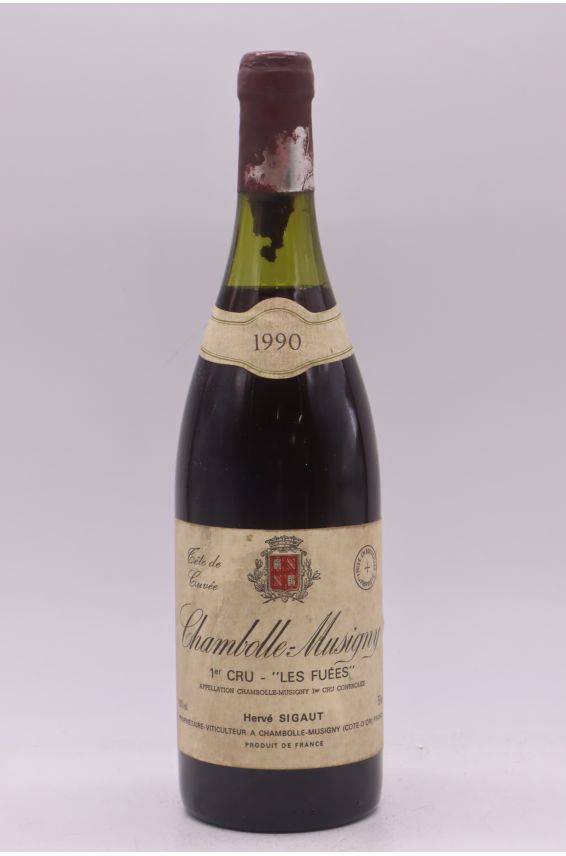 Anne et Hervé Sigaut Chambolle Musigny 1er cru Les Fuées 1990 -5% DISCOUNT !