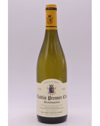 Jean Paul Droin Chablis 1er cru Montmains 2023