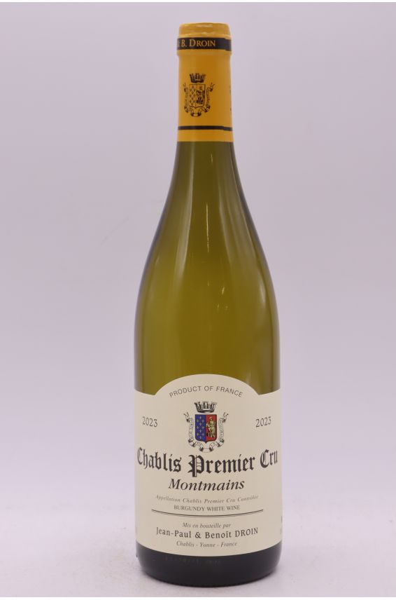 Jean Paul Droin Chablis 1er cru Montmains 2023