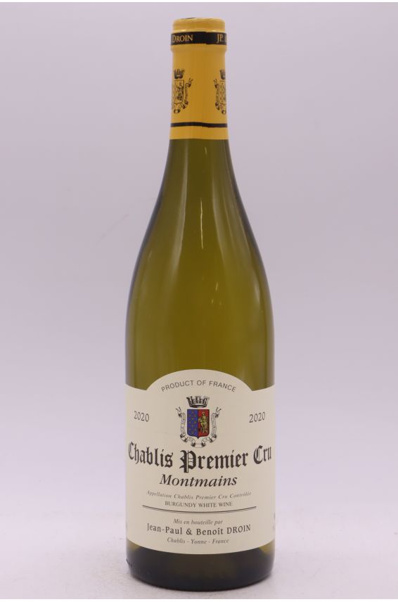 Jean Paul Droin Chablis 1er cru Montmains 2020