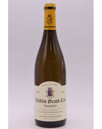 Jean Paul Droin Chablis Grand cru Vaudésir 2022