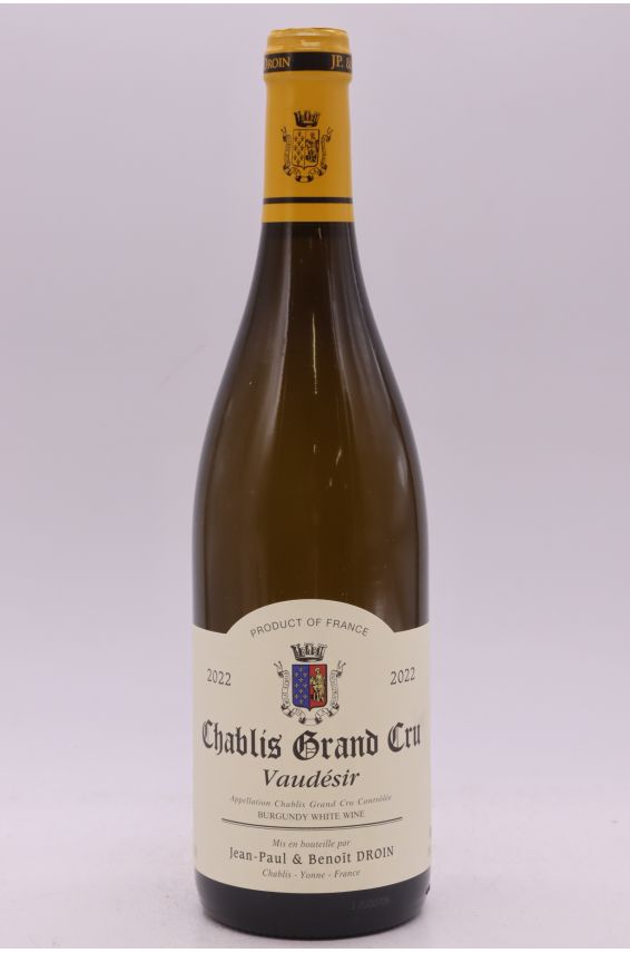 Jean Paul Droin Chablis Grand cru Vaudésir 2022