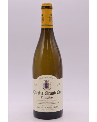 Jean Paul Droin Chablis Grand cru Vaudésir 2021