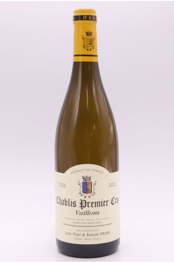 Jean Paul Droin Chablis 1er cru Vaillons 2022