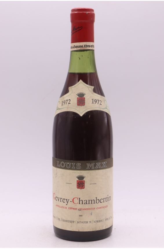 Louis Max Gevrey Chambertin 1972