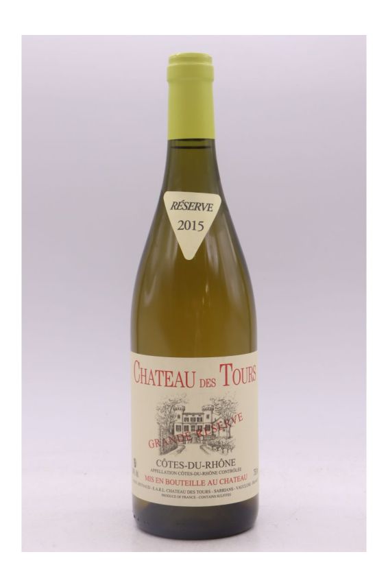 Château des Tours Côtes du Rhône Grande Réserve 2015 blanc