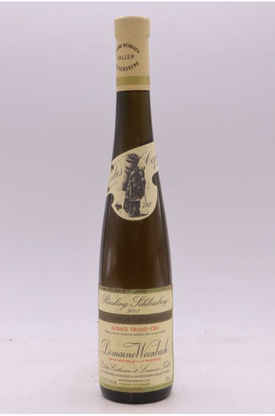 Weinbach Alsace Grand cru Riesling Schlossberg Sélection de Grains Nobles 2007 37.5cl