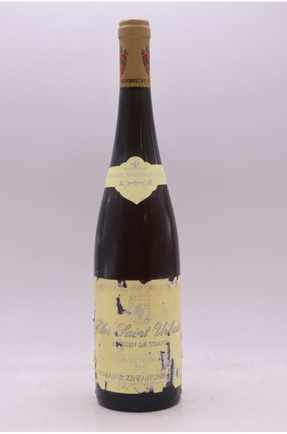 Zind Humbrecht Alsace Grand Cru Rangen de Thann Clos Saint Urbain 2007 -10% DISCOUNT !