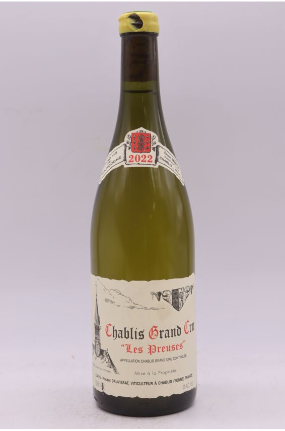 Vincent Dauvissat Chablis Grand cru Les Preuses 2022