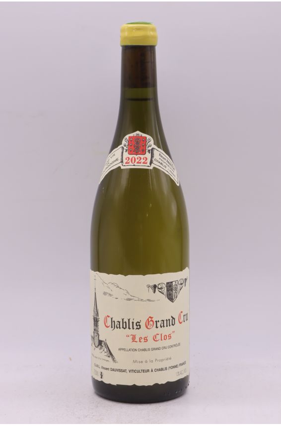 Vincent Dauvissat Chablis Grand cru Les Clos 2022