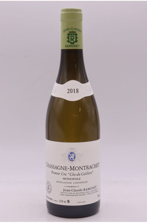 Ramonet Chassagne Montrachet 1er cru Clos du Cailleret Monopole 2018