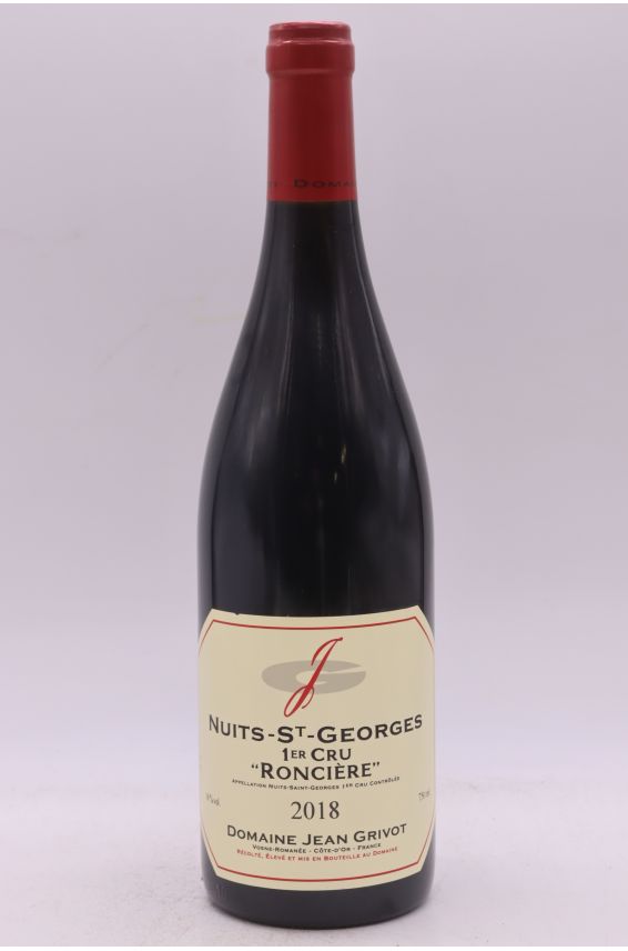 Jean Grivot Nuits Saint Georges 1er cru Roncière 2018