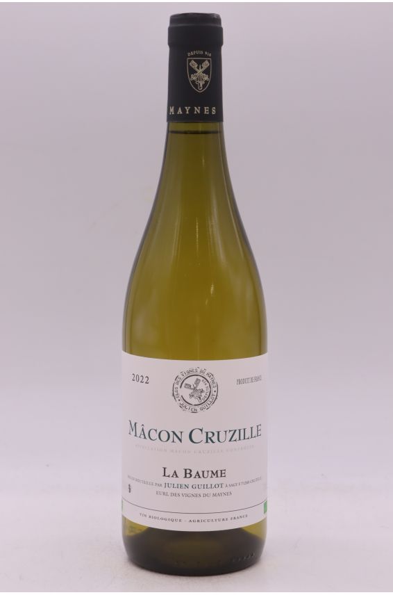 Clos des Vignes du Maynes Mâcon Cruzille La Baume 2022 blanc